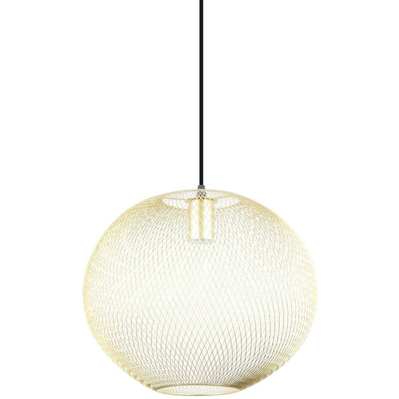 Image of Zumaline Lighting - Zumaline orion Plafoniera a sospensione a cupola, oro, 1x E27