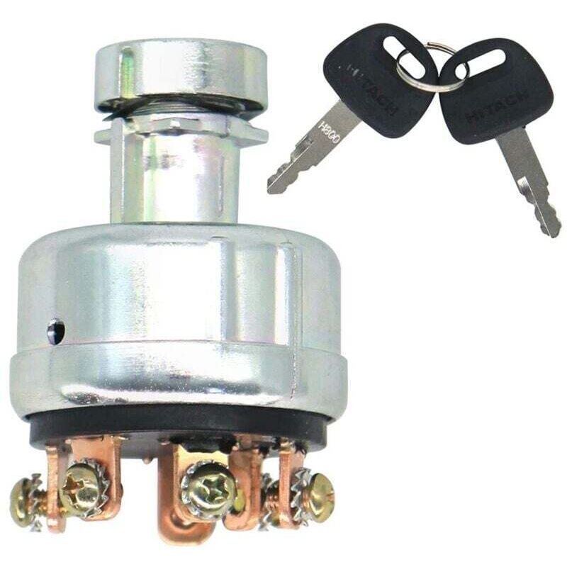 Image of Zündschalter mit 2 Schlüsseln für Baggerlader-Schließzylinder