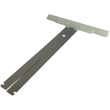 Zurfluh Feller – Attache tablier à clipper pour volet roulant – Lame inox 142mm – P.A. renforcé avec 13% fibre de verre – Pour tube ZF45/ZF54