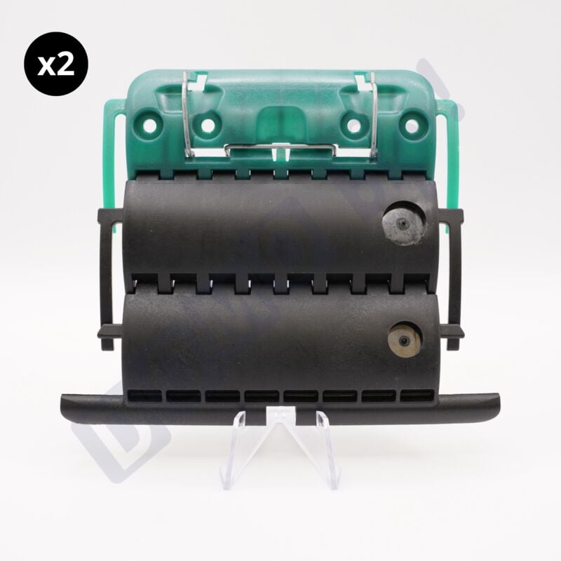 Lot de 2 attaches rigides pour tablier de volet roulant – Verrous anti-soulèvement robustes avec 2 maillons cliksur zf H875E pour lames de 8 mm