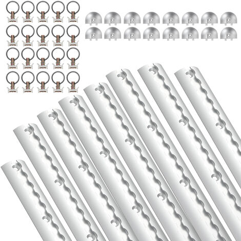 HENGDA Zurrschienen Airlineschiene. Transportsicherung. Light Aluschiene. mit Zurröse. Ladungssicherung Set. 8×1M