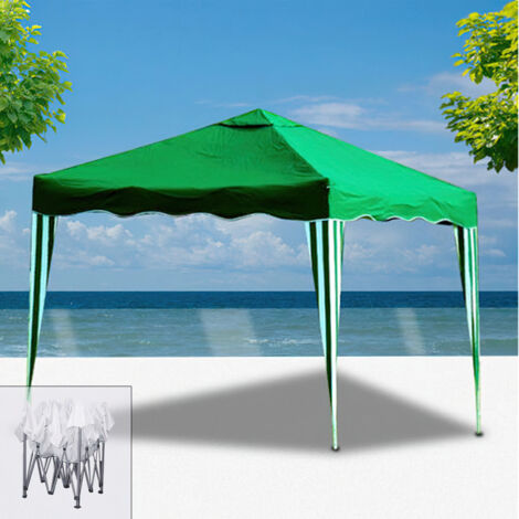 Zusammenklappbare, grüne Pergola Papillon 3x3 Meter