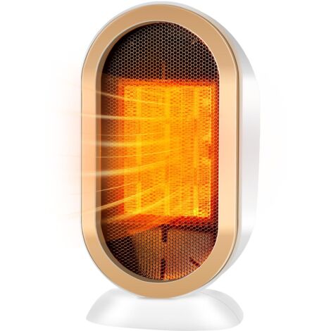 Zusatzheizung, Badezimmerlüfter, Mini-Elektroheizung 800 W/1200 W, Überhitzungs- und Kippschutz für Bad, Wohnzimmer, Büro