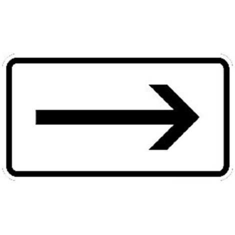 Zusatzschild 1000-20, 231x420mm Rechtspfeil RAL-Gütezeichen Folie RA2