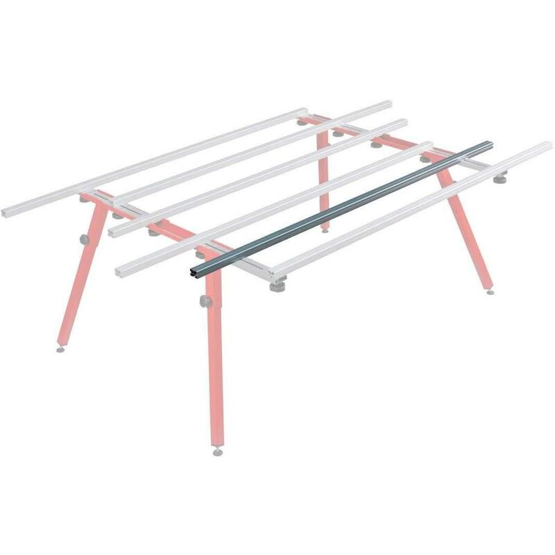 Zusätzliches aluminium-auflageprofil art 300-25 für werkbank Montolit table-one