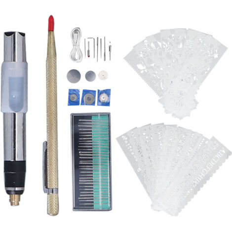 Zuverlässiger USB-Gravierer, 25-W-Elektro-Set, kabellose Schneidwerkzeuge, Gravierwerkzeug für Glas, Keramik, Metall, Holz und Leder.