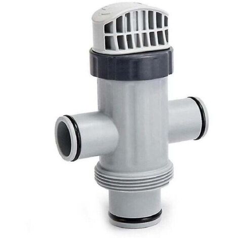 ZVD 11872 Connecteur de tuyau de soupape à piston à double tuyau fendu compatible avec pompe de piscine manuelle électrique et ab