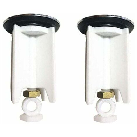 ZVD 2 bouchons de lavabo Bouchon de lavabo universel 40mm Bouchon de lavabo Bouchon de lavabo de salle de bain Bouchon de vidange réglable en hauteur pour vidange de lavabo et bidet