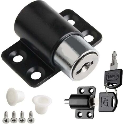 ZVD 2pcs Sliding Door Lock Core, Window Door Security Lock, Cylindrical Lock Cylinder, For Sliding Closet, Limit Restrictor Baby Locks, Same Key