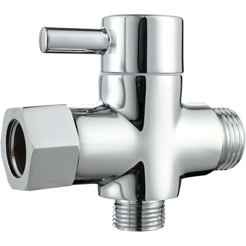 Image of ZVD 3-way brass toilet valve with&hellip;