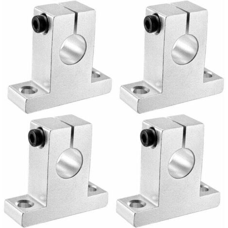 ZVD 4 tiges de guidage sur rail pour guidage linéaire SK12 pour arbre de 12 mm de diamètre