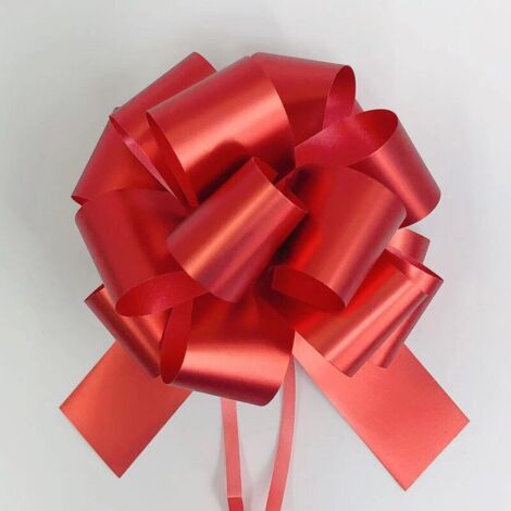 ZVD 50 Pcs Decoration Voiture Mariage Deco Voiture(Rouge) Mariage Decoration Mariage Noeud Voiture Mariage Décoration Voiture Mariage Deco Mariage Décoration Mariage Noeud de Chaise Mariage