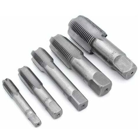 ZVD- 5Pcs Filetage de Tuyau BSP 55 Degrés Plug Tap G1/8 G1/4 G3/8 G1/2 G3/4
