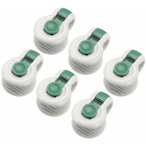 ZVD 6 pièces attaches de clip de couette pour le placement sans angle des accessoires de literie fixateurs anti-déménagement, vert
