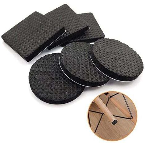 Lot De 20 Protections De Pieds En Caoutchouc Pour Meubles - Chaises, Tables - Neuf