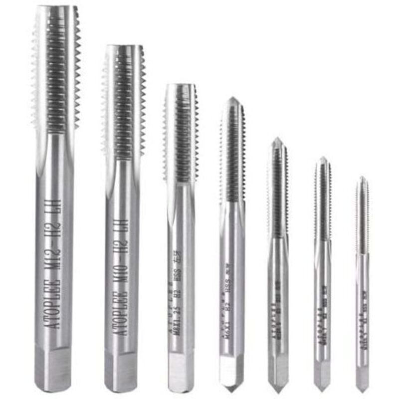 Image of ZVD-AIPER 7-teiliges metrisches HSS-Gewindebohrer mit Linksgewinde M3-M12 [Alle Größen]