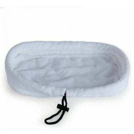 ZVD almohadillas de repuesto universales de microfibra lavables para mopa de vapor, 27 x 16 cm (blancas)