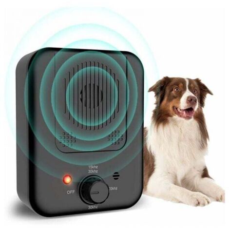 ZVD Anti-aboiement ultrasonique pour chien, dispositif étanche à ultrasons automatique anti-aboiement pour petits et grands chiens