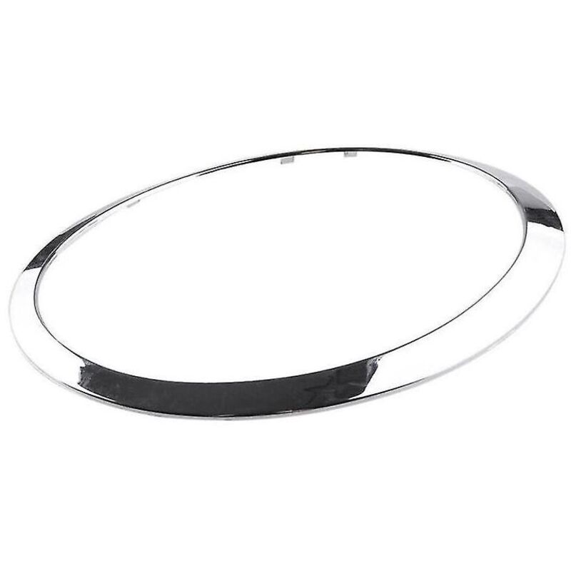 Bague de garniture de phare avant gauche chromée 51712355798 pour R56/55/57/58/59 07-15 Bague de sourcil chromée Cov - ZVD