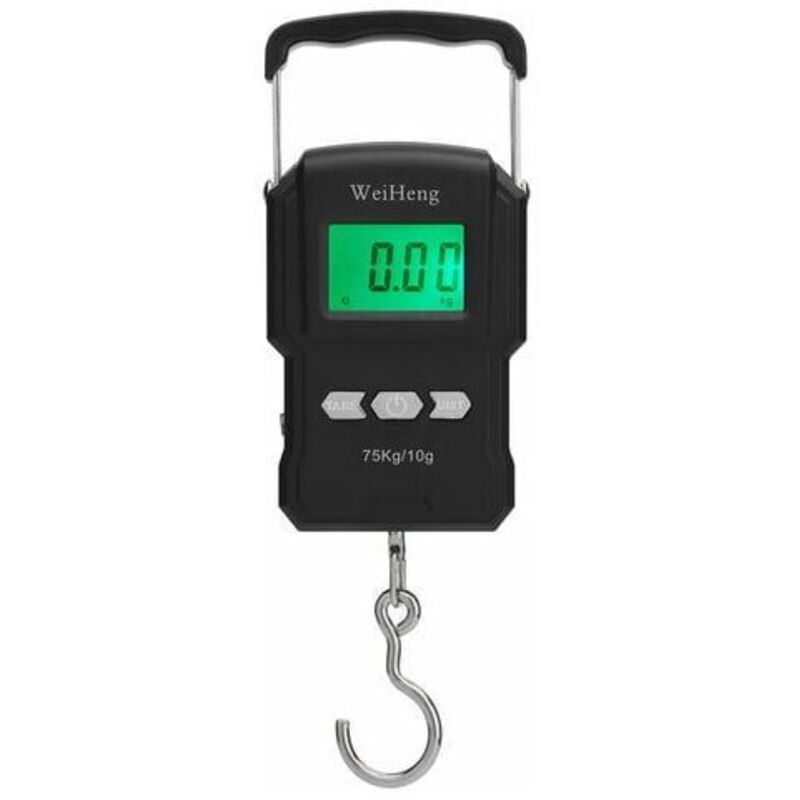 Image of ZVD - Balance De Pesage a Retroeclairage Electronique, Avec Ruban a Mesurer, 75Kg / 10G