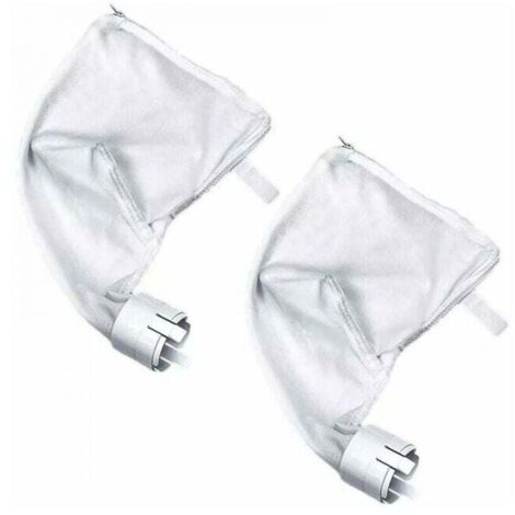 ZVD Bolsas de filtro de repuesto con cremallera para limpiafondos Polaris 360 y 380 (paquete de 2)