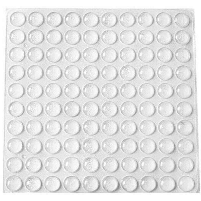 ZVD - Butées de Protection en Caoutchouc, 200 pcs Arrêts de Portes Mural, Tampons de Porte, Nouveau Matériau Réutilisable, Transparente Pieds
