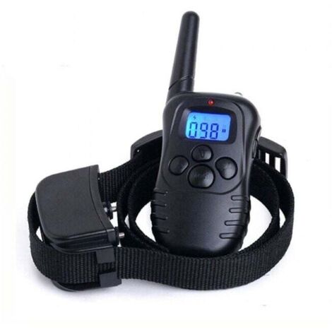 ZVD Collier de dressage électrique Rechargeable, étanche, télécommande sans fil, portée de 300 mètres, adapté à l'entraînement des chiens