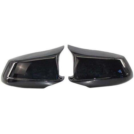 ZVD Coques de rétroviseurs noires adaptées aux rétroviseurs latéraux de remplacement pour séries 5 F10/F11/F18 pré-lci 11-13