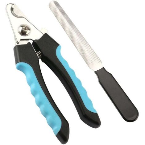 ZVD Coupe-Ongles Professionnel pour Chien et Chat, Pince à Ongles Coupante avec Lime à Ongles pour Chien, Chat, Oiseau et Toute Taille de Griffe avec Verrouillage de Sécurité et Lime à Ongles