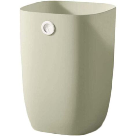 ZVD - Cubo de basura de plástico apto para cocina, baño, gran capacidad, grueso, verde