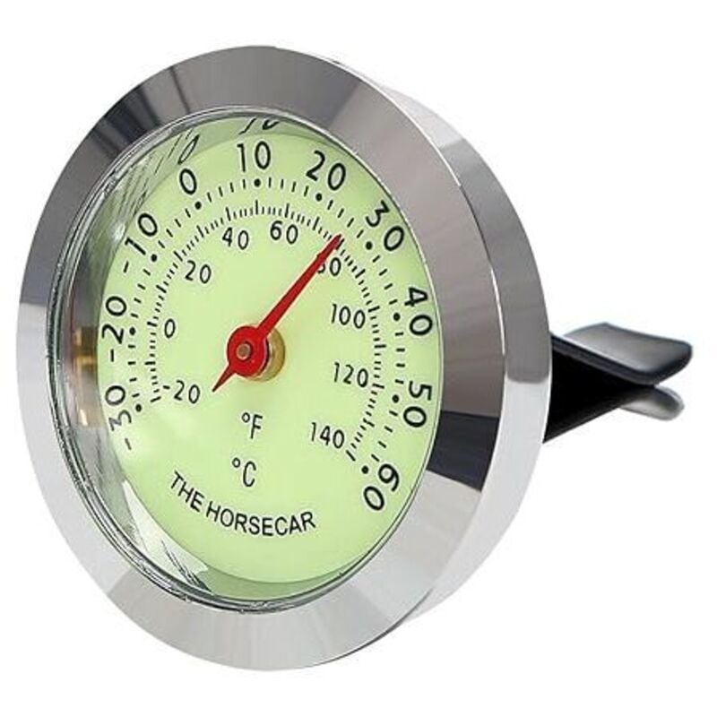 Image of ZVD-Autodekoration, leuchtendes Thermometer mit Lüftungsclip, Autoinnenausstattung (Thermometer)