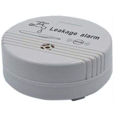 ZVD Detector de fugas de agua a batería, alarma de seguridad para el hogar, detector de fugas de agua, fácil de instalar, 1 unidad
