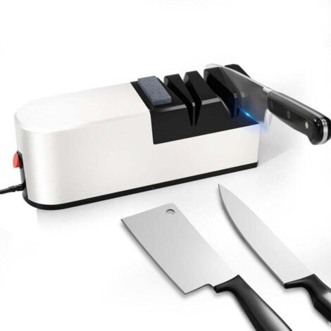 ZVD Electric Knife Sharpener, 5 in 1 Knife Sharpening System with Straight Blade, Professional Diamond Knife Sharpener for Rough Sharpening, Repair and Sharpening of Knives