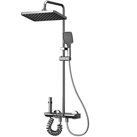 ZVD Ensemble de douche, touches de piano, ensemble de douche flexible