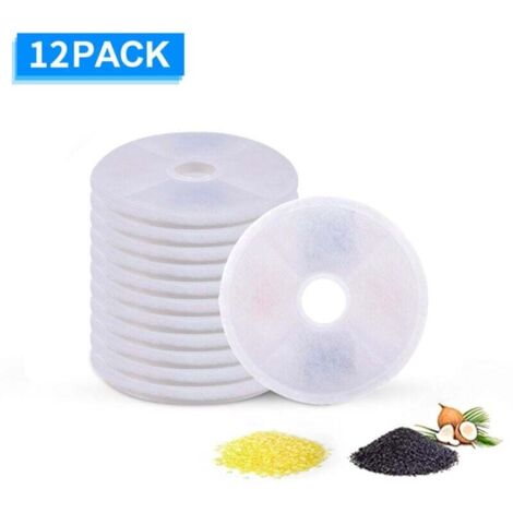ZVD Filtre pour fontaine à eau pour chat 12 pièces