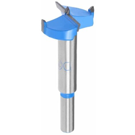 ZVD Forstner Forets 32 mm, ouvre-tarière en carbure de tungstène pour scie cloche à bois, perçage de trous de charnière pour le travail du bois (bleu, gris)