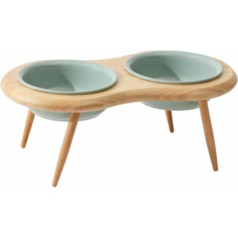 Gamelle Pour Chat Surélevée En Inox - Animal Lovers