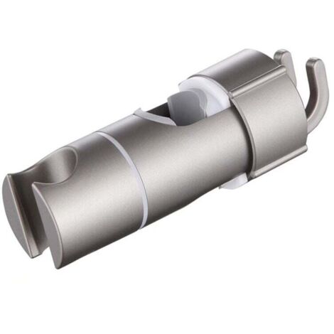 ZVD (Gris) Soporte para cabezal de ducha cromado de diámetro ajustable de 16-27 mm