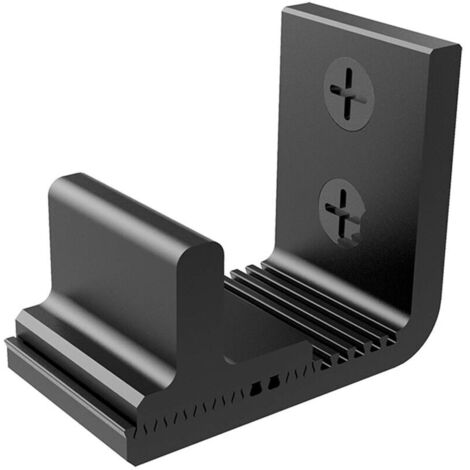 ZVD Guide de Plancher Support Mural Réglable Flexible Pour Porte de Plancher, Conception en Dents de Scie Coulissante au Sol Guidage, Installation Facile, Noir