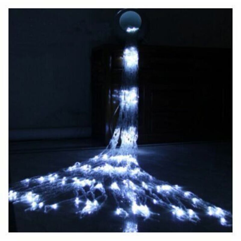 Guirlandes lumineuses Cascade led Débit D'eau Effet De Neige Rideau Fée Suspendue Scintillant Débit D'eau Lumière pour Lampe Décor (3 ×