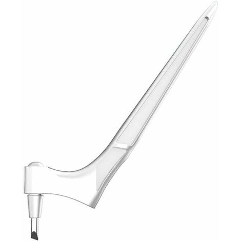 ZVD Herramienta de corte manual giratoria de 360 grados, cuchilla de precisión giratoria, cuchillo de trinchar de mano, cortador de papel para scrapbooking y carpintería - Blanco