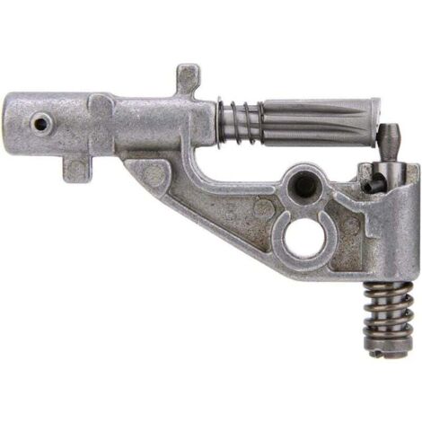 ZVD- Huiler de Pompe à Huile pour tronçonneuse Poignée Ergonomique adaptée aux pièces de tronçonneuse Husqvarna 340 345 350 351 353 346 Argent