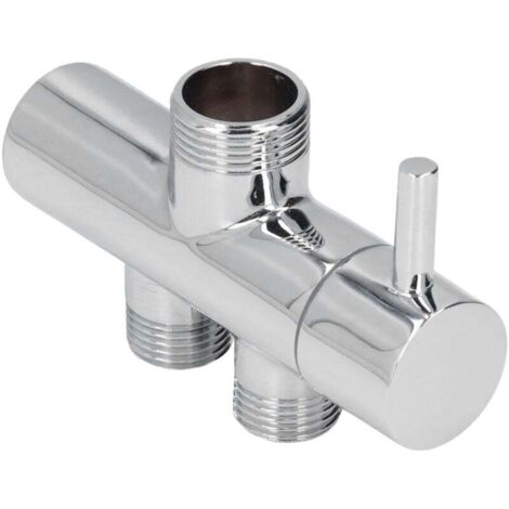 ZVD Inverseur de bras de douche G3/4 à G1/2, connecteur en t étanche, Valve de dérivation de douche en laiton pour salle de bains