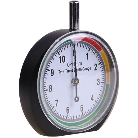 ZVD Jauge de profondeur de pneu de voiture, pour petite mini voiture, jauge de bande de roulement portable, détecteur d'usure, pointeur, échelle de mesure