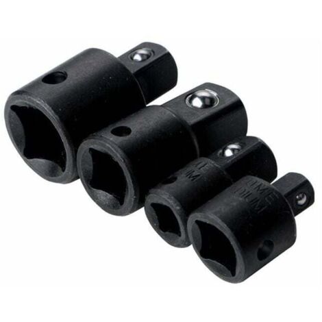 ZVD Jeu d'Augmentateurs et Réducteurs Adaptateur à Cliquet Adaptateurs Réducteurs Pour Douilles et Embouts Triomphe 4pcs 1/2" 1/4" 3/8" Pillote