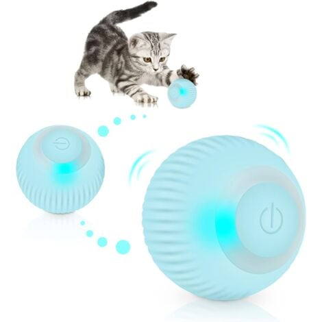 ZVD Katzenspielzeugball, elektrischer Katzenspielzeugball, Smart Photo, USB, wiederaufladbar, 360-Grad-Rollen.