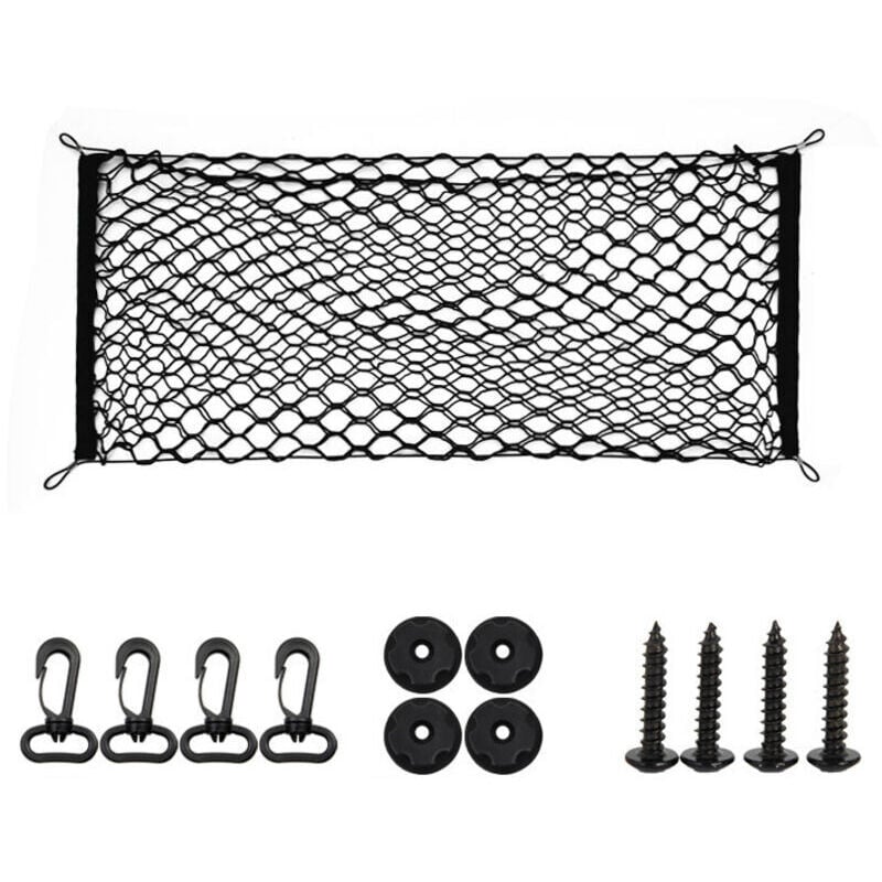 Image of ZVD Kofferraum-Aufbewahrungsnetz, 90 x 40 cm, doppellagig, passt in die meisten Kofferräume