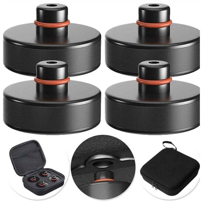 Image of ZVD Kompatibel mit Tesla Model 3/S/X/Y, 4 Gummiheber mit Aufbewahrungsbox, Tesla Autozubehör,