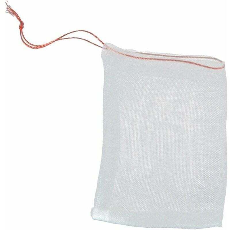 Lot de 100 sacs de protection pour fruits – Filet anti-insectes pour arbres fruitiers – Sacs en maille avec cordon de serrage pour protéger les