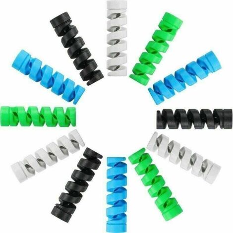 ZVD Lot de 12 protecteurs de câble de chargeur de type C, protection micro USB en siliCône flexible-Fei Yu